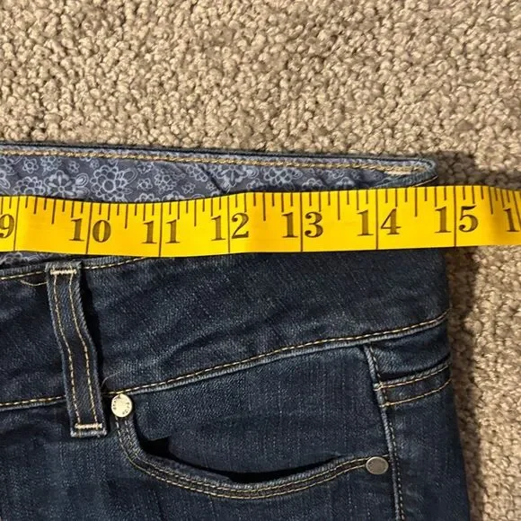 Y2K PAIGE Dark Indigo Women's Boot Cut Jeans. Size 27. - Picture 5 of 12